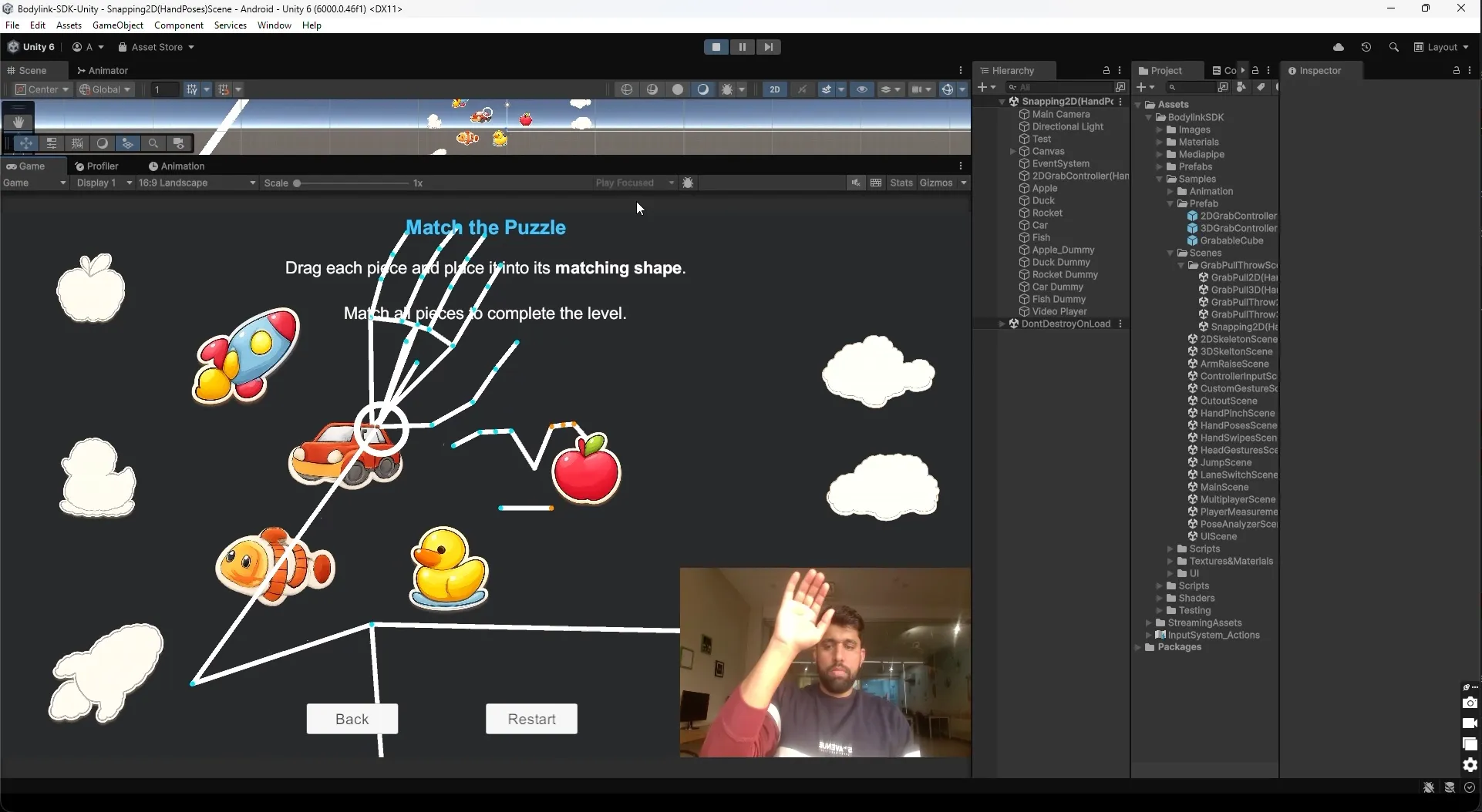 Unity SDK screenshot